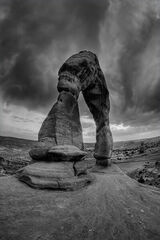 Delicate Arch Rain