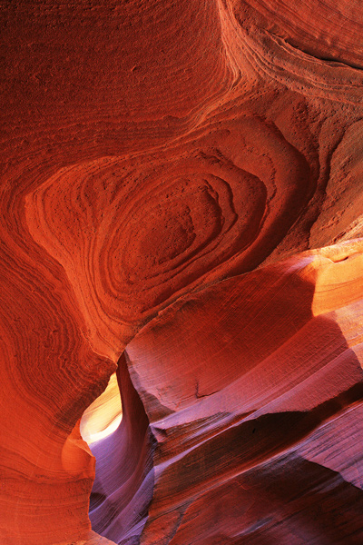 As flash floods pour through slot canyons they erode the sandstone into incredible shapes.&nbsp;